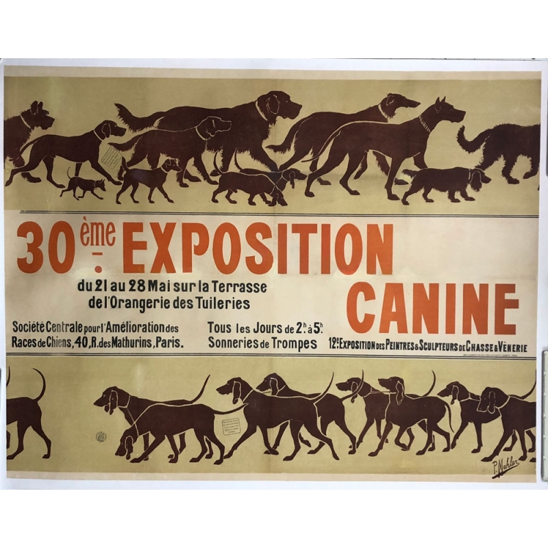 MAHLER P. 30 eme exposition canine -Tuileries Paris