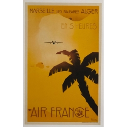 SOLON A. Air France  Marseille-Baleares-Alger en 5 heures