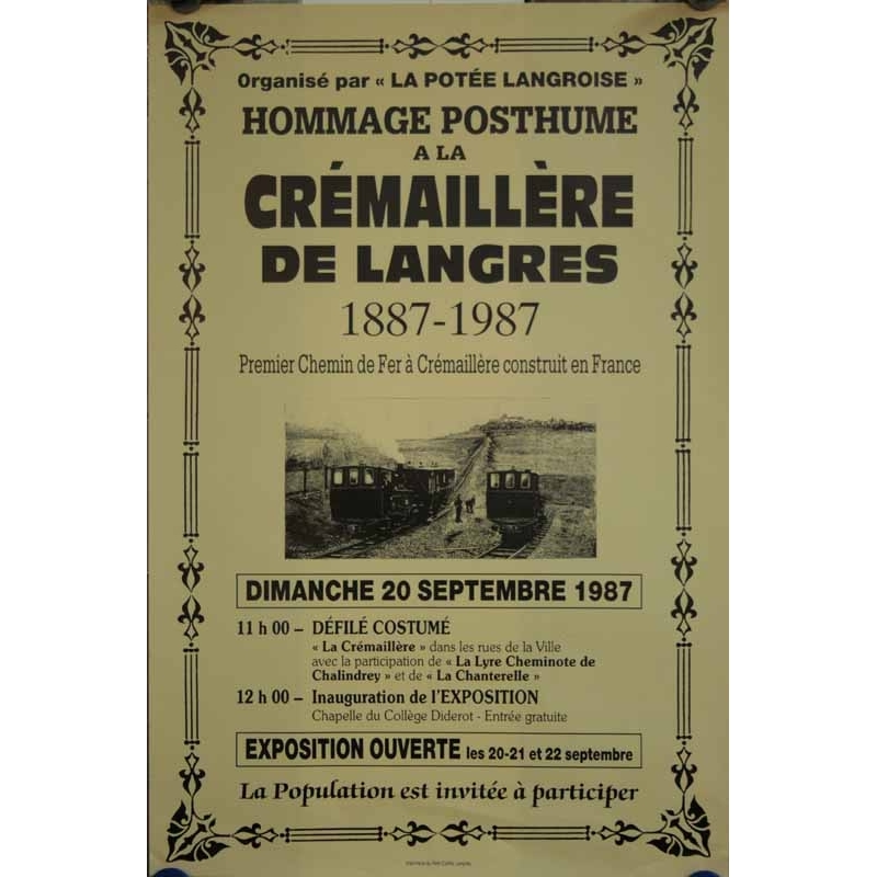 Anonyme Hommage posthume a la Cremaillere de Langres