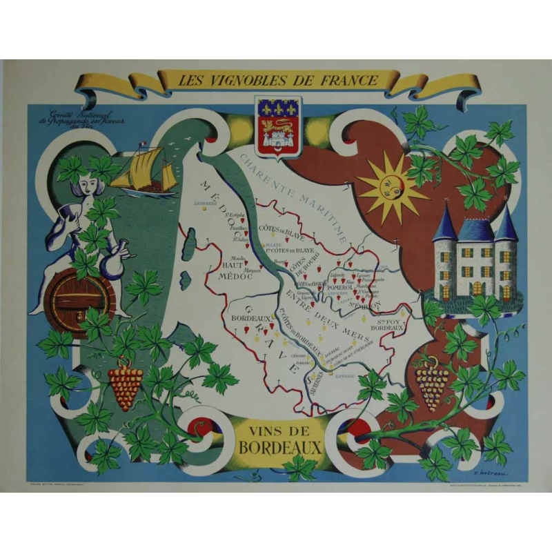 HETREAU R. Vins de Bordeaux (vignobles de France)
