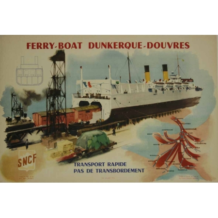 BRENET Ferry-Boat Dunkerque-Douvres - SNCF