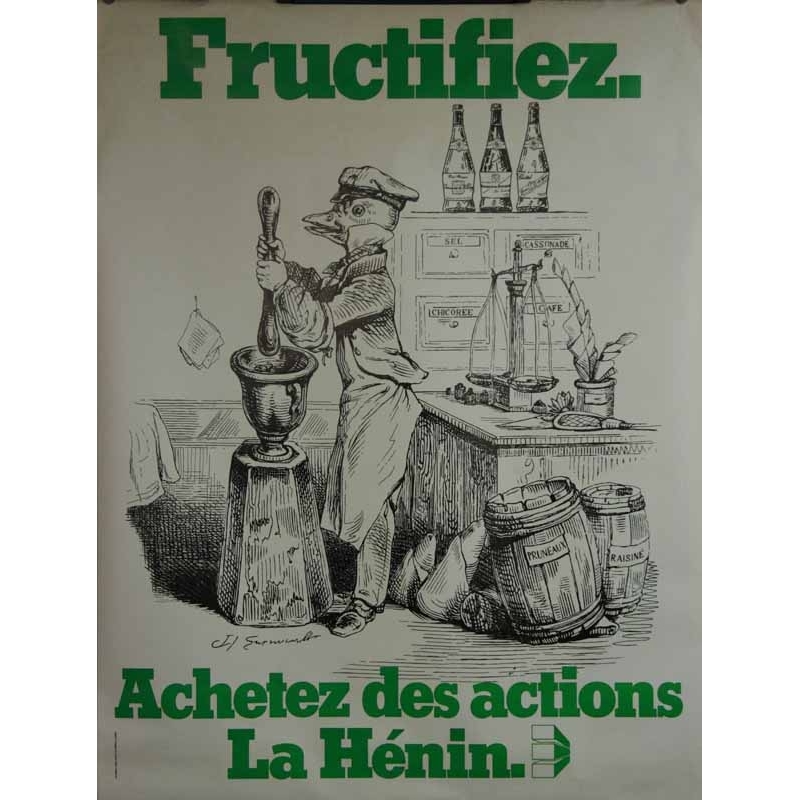 SIGNATURE ILLISIBLE Fructifiez. La Hénin