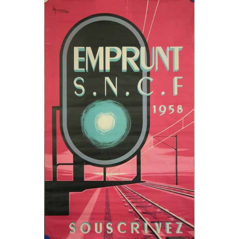 MARCOUR Emprunt SNCF 1958