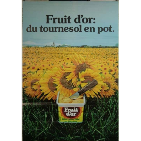 Anonyme Fruit d'Or : Du tournesol en pot