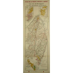 LARMAT louis Atlas de la France La Cote Chalonnaise le Maconnais