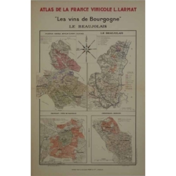 LARMAT Louis Atlas de la France Le Beaujolais