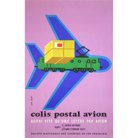 COLIN Jean Colis postal avion