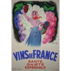 GALLAND A. Vins de France Sante Gaiete Esperance