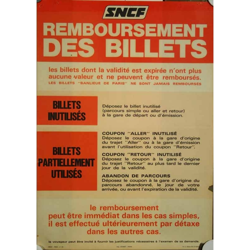 TEXTE Remboursement des billets - SNCF