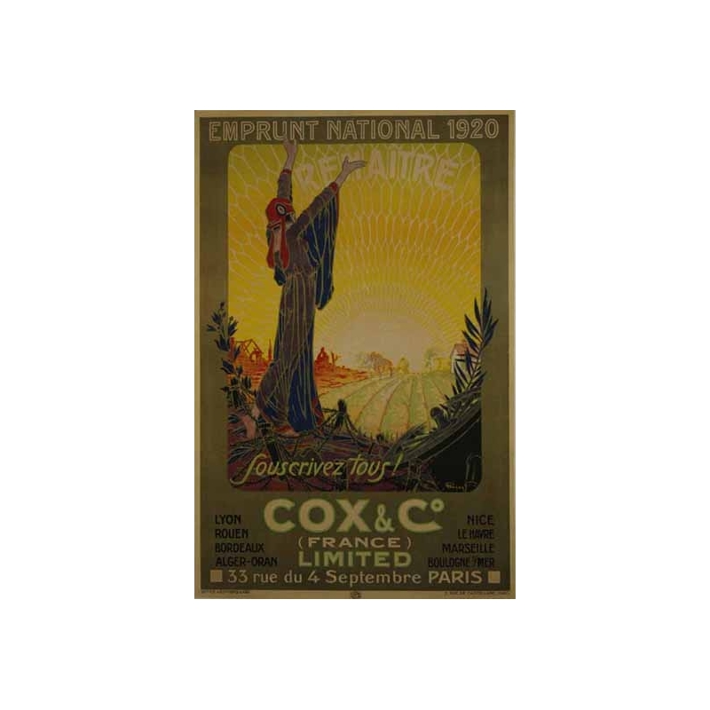 HAZAN G. Renaitre ! Emprunt national Cox & Co Limited