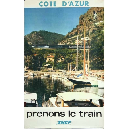 PHOTO RAPHO Cote d Azur - Prenons le train