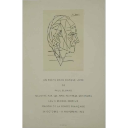 PICASSO Un poeme dans chaque livre de Paul Eluard