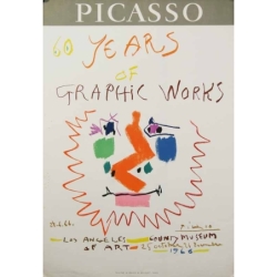 PICASSO 60 years of graphic works 1966 Los Angeles County museum