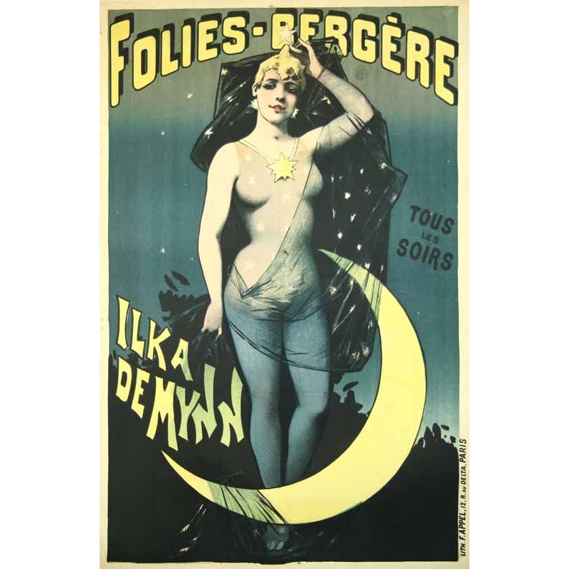 CHOUBRAC Ilka Demynn - Folies-Bergere Paris