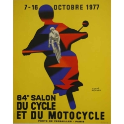 MORVAN Herve 64 eme Salon du Cycle et du Motocycle 1977
