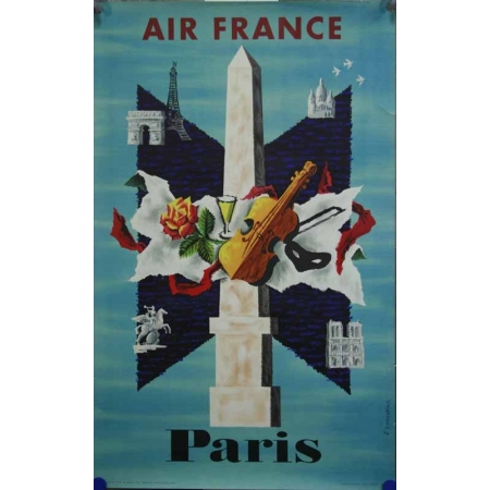 LANCASTER E. Air France - Paris