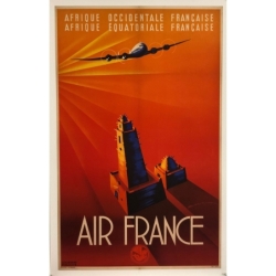MAURUS E. Air France Afrique Occidentale et Equatoriale Francaise