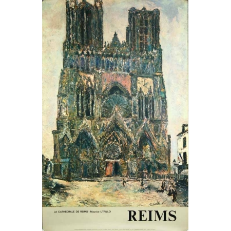 UTRILLO La Cathedrale de Reims