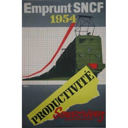 EFKA SNCF Emprunt 1954 - Productivite