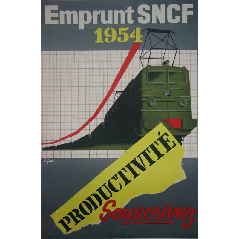 EFKA SNCF Emprunt 1954 - Productivite
