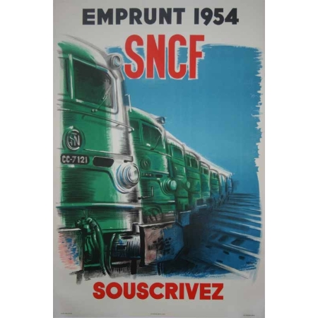 VECOUX SNCF Emprunt 1954