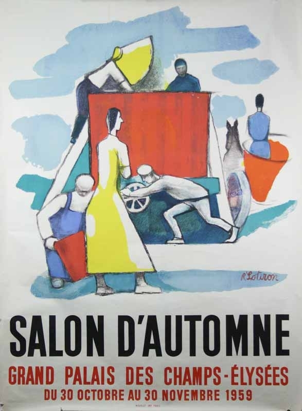 LOTIRON R. Salon d'Automne Paris 1959