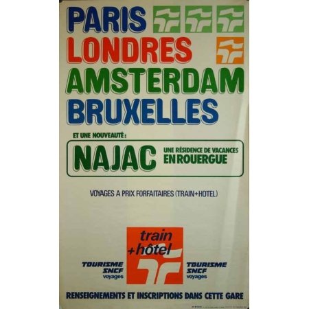 Anonyme Train + Hotel SNCF - Paris Londres Amsterdam Bruxelles