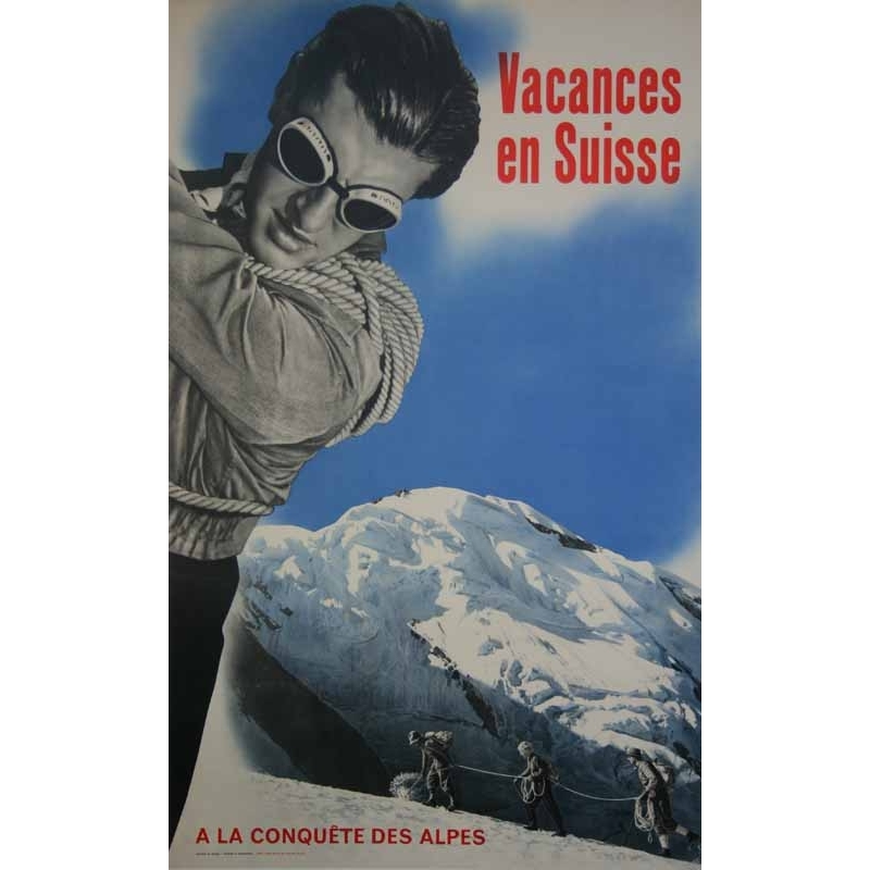 Anonyme Vacances en Suisse à la conquete des Alpes