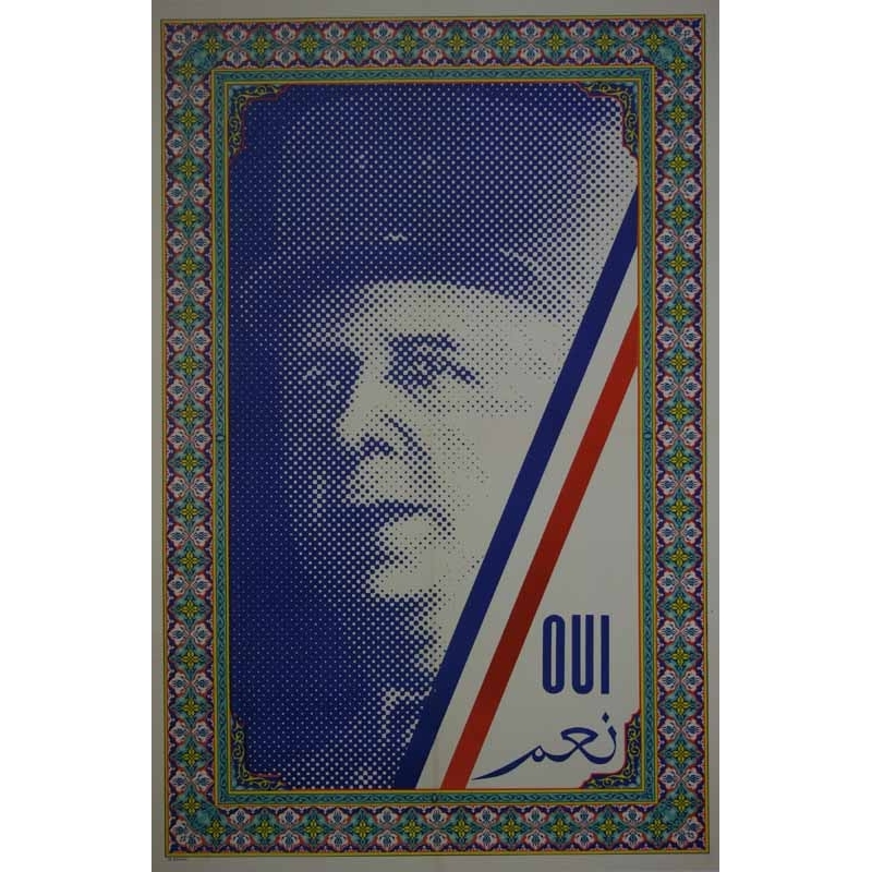 RANEM M. Oui - referendum 1958 - De Gaulle