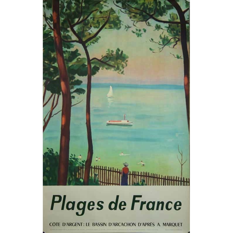 MARQUET D apres A. Plages de France
