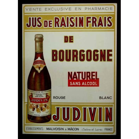 Anonyme Judivin - Jus de raisin de Bourgogne