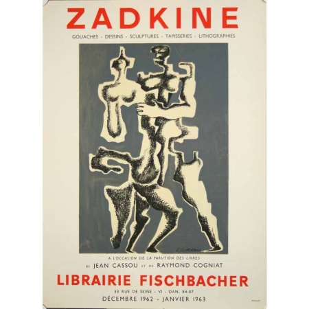 ZADKINE OSSIP Zadkine - Librairie Fischbacher