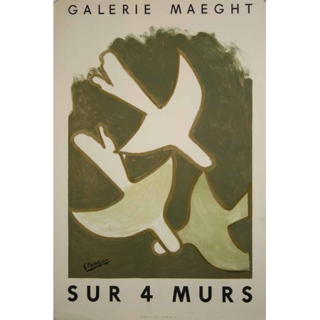 BRAQUE GEORGES Sur 4 murs - Galerie Maeght