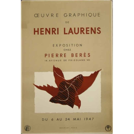 LAURENS Œuvre graphique de Henri Laurens chez Pierre Beres