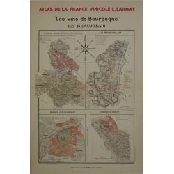 LARMAT Louis Atlas de la France Le Beaujolais