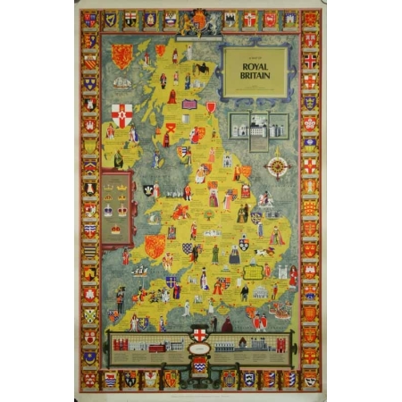 Anonyme VENDUE - A Map of Royal Britain