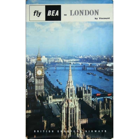 Anonyme Fly BEA to London by Viscount
