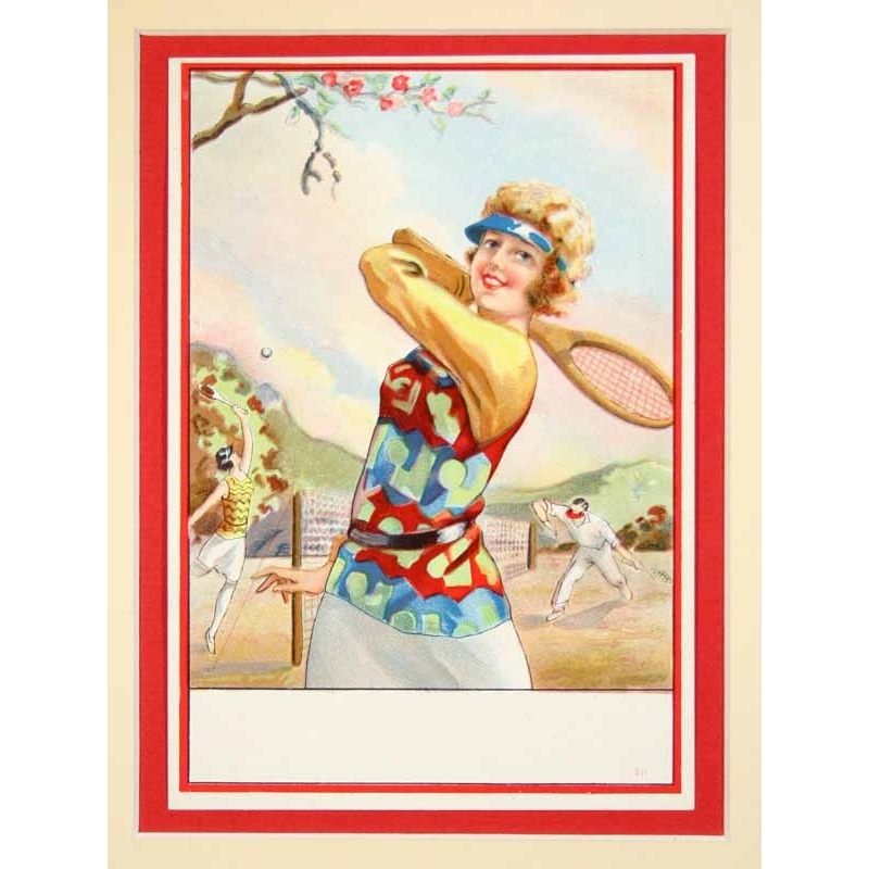 Anonyme Joueuse de tennis