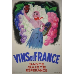 GALLAND A. Vins de France Sante Gaiete Esperance