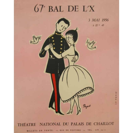 PEYNET 67 eme Bal de l X Palais de Chaillot Paris