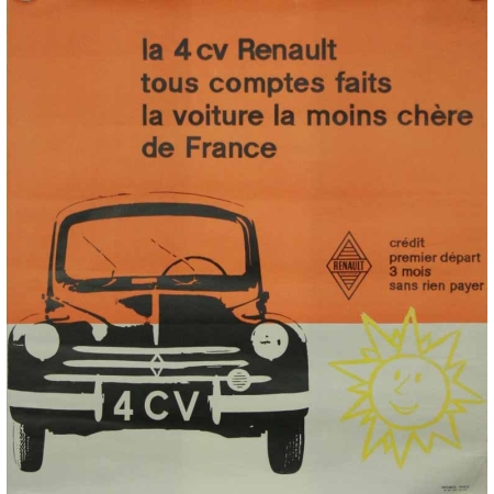 Anonyme Renault - La 4CV