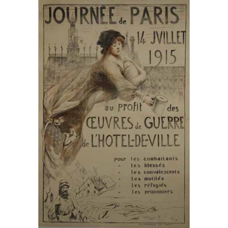 Anonyme Journee de Paris 14 juillet 1915