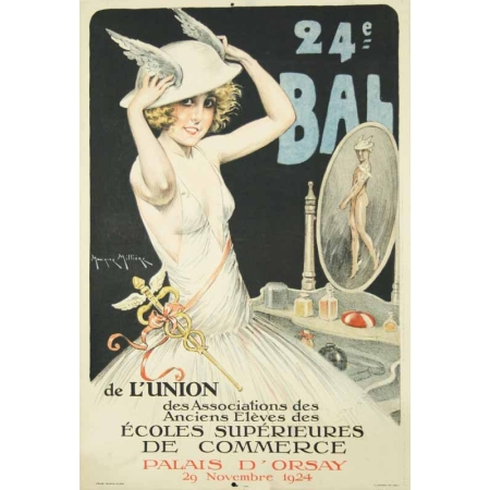 MILLIERE Maurice 24 eme Bal Sup. de Co. Palais d Orsay Paris