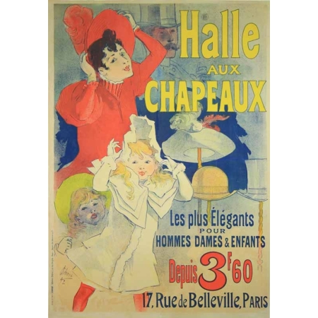 CHERET Halle aux chapeaux