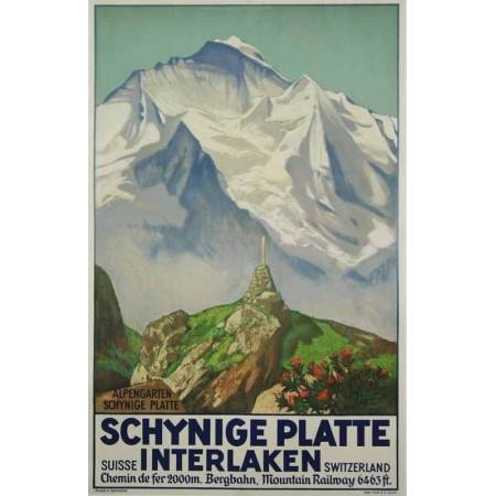 E. HODEL Schynige Platte interlaken