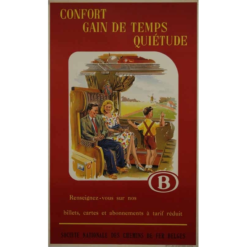 PERICHE SNCF belges confort gain de temps quietude