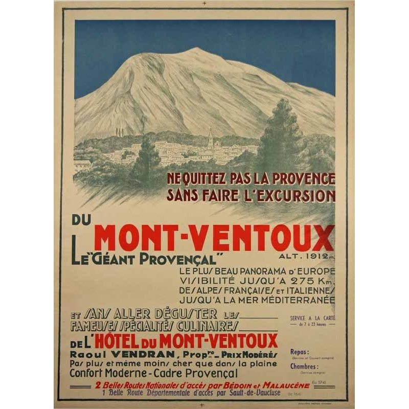 Anonyme Le Mont -Ventoux