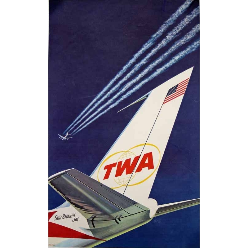 Anonyme TWA Star stream jet