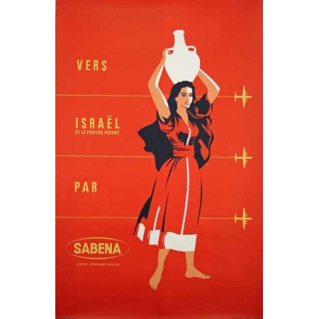 Anonyme Vers Israel par Sabena