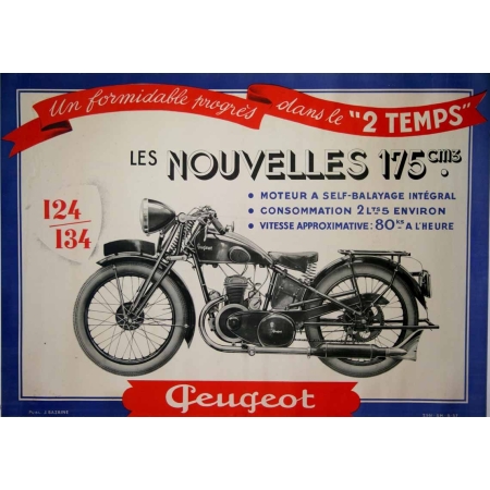 Anonyme Peugeot - Les nouvelles 175 cm3 124/134